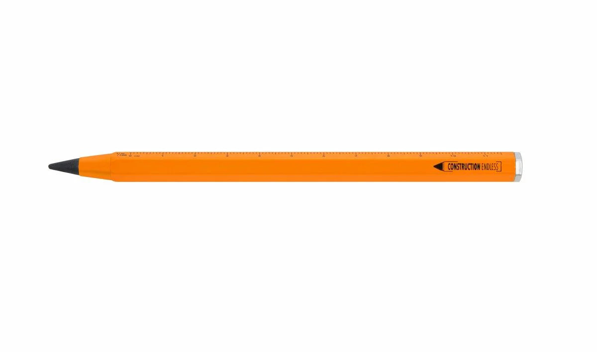 Construction Endless Pencil - Neon Orange