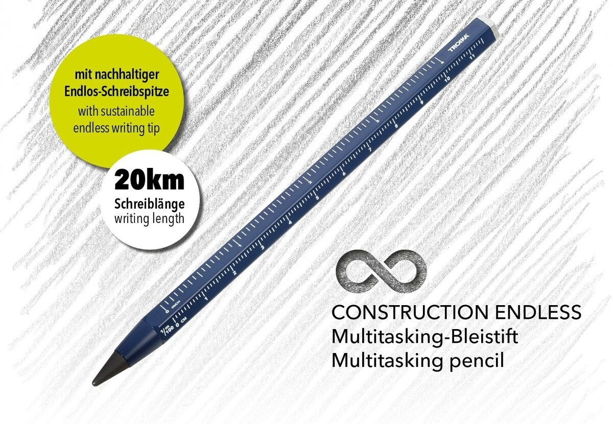 Construction Endless Pencil - Dark Blue