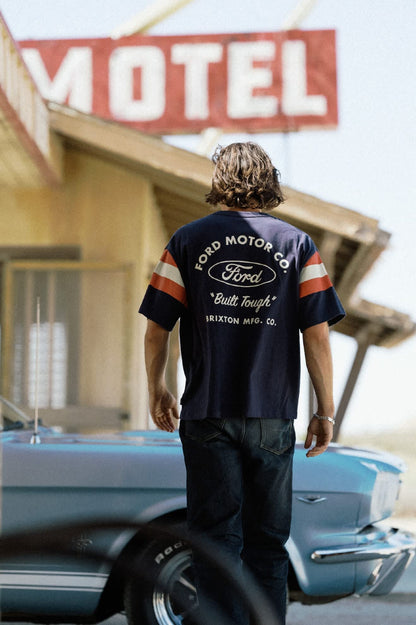 Ford Built Tough Jersey Tee - American Navy