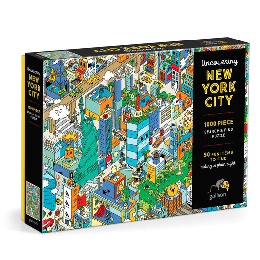 Uncovering New York City Search and Find 1000 Piece Puzzle