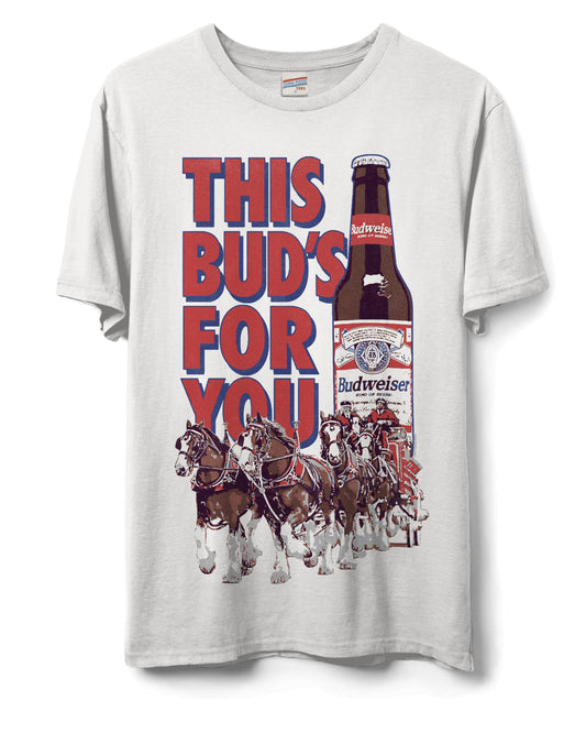 This Bud's For You Flea Market Tee - White