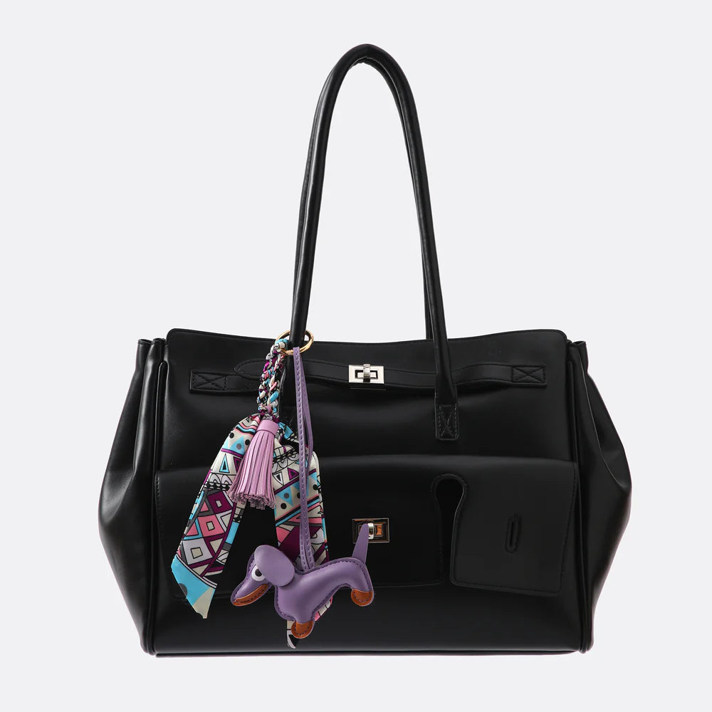 Dog Bag Charm - Lilac