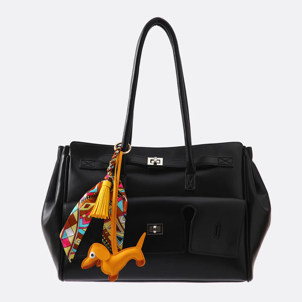 Dog Bag Charm - Yellow