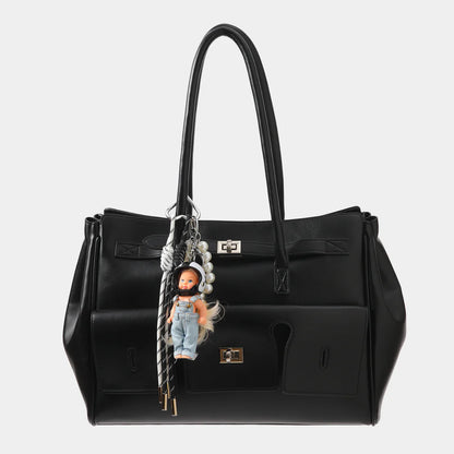 Cute Bag Charm Set - White