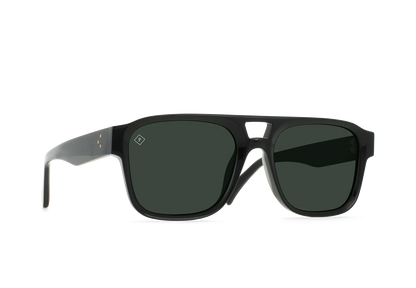 Rifka Sunglasses Recycled Black / Green Polarized