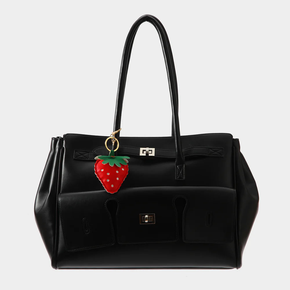 Strawberry Bag Charm - Red