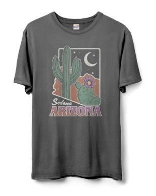 Sedona Arizona Vintage Tee - Vintage Black