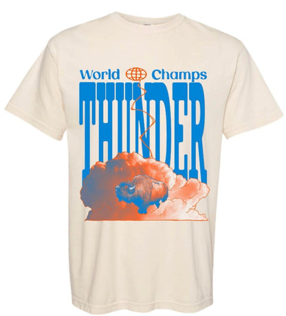 OKC World Champs CC Tee - Ivory