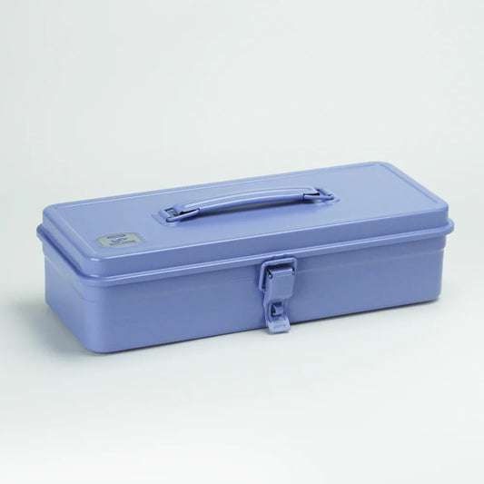 Steel Toolbox w Top Handle & Flat Lid - Lilac