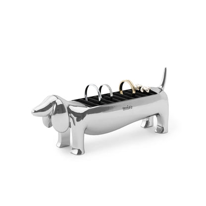 Dachsie Ring Holder - Chrome