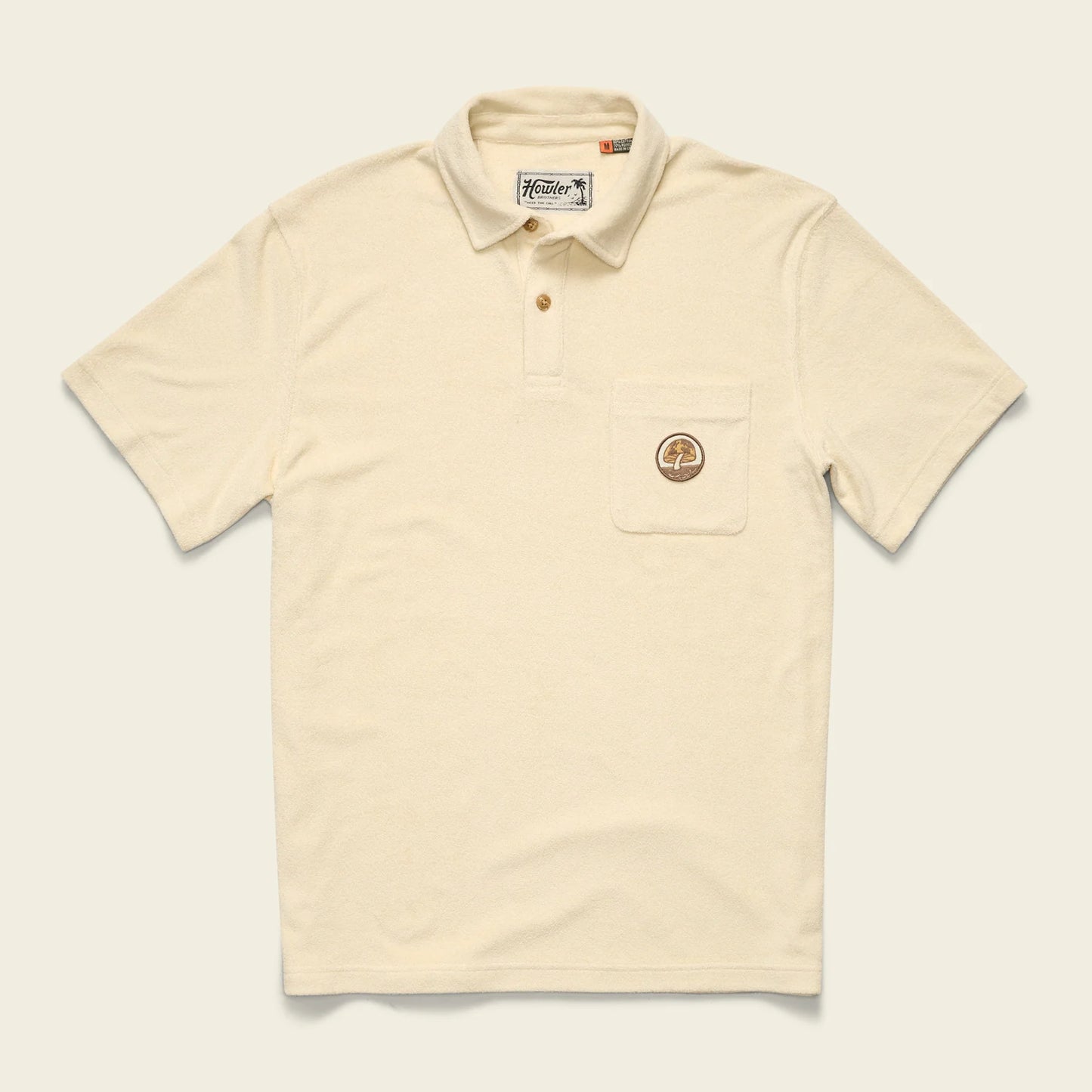 Plusherman Terry Polo: Cream