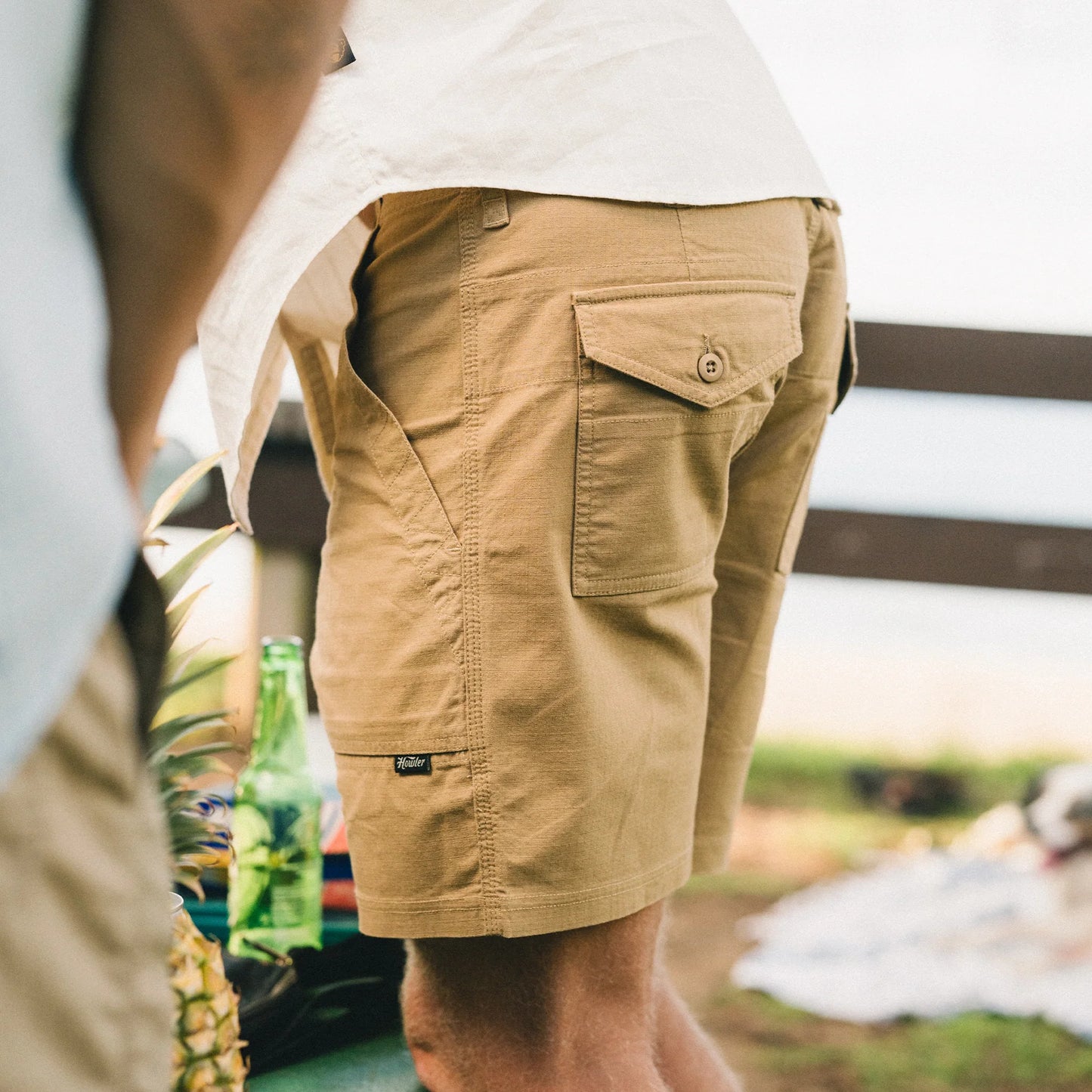 Quonset Camp Shorts - British Khaki