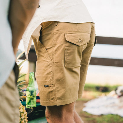 Quonset Camp Shorts - British Khaki