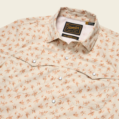 Open Country Tech Shirt - Rancher Floral - Sand