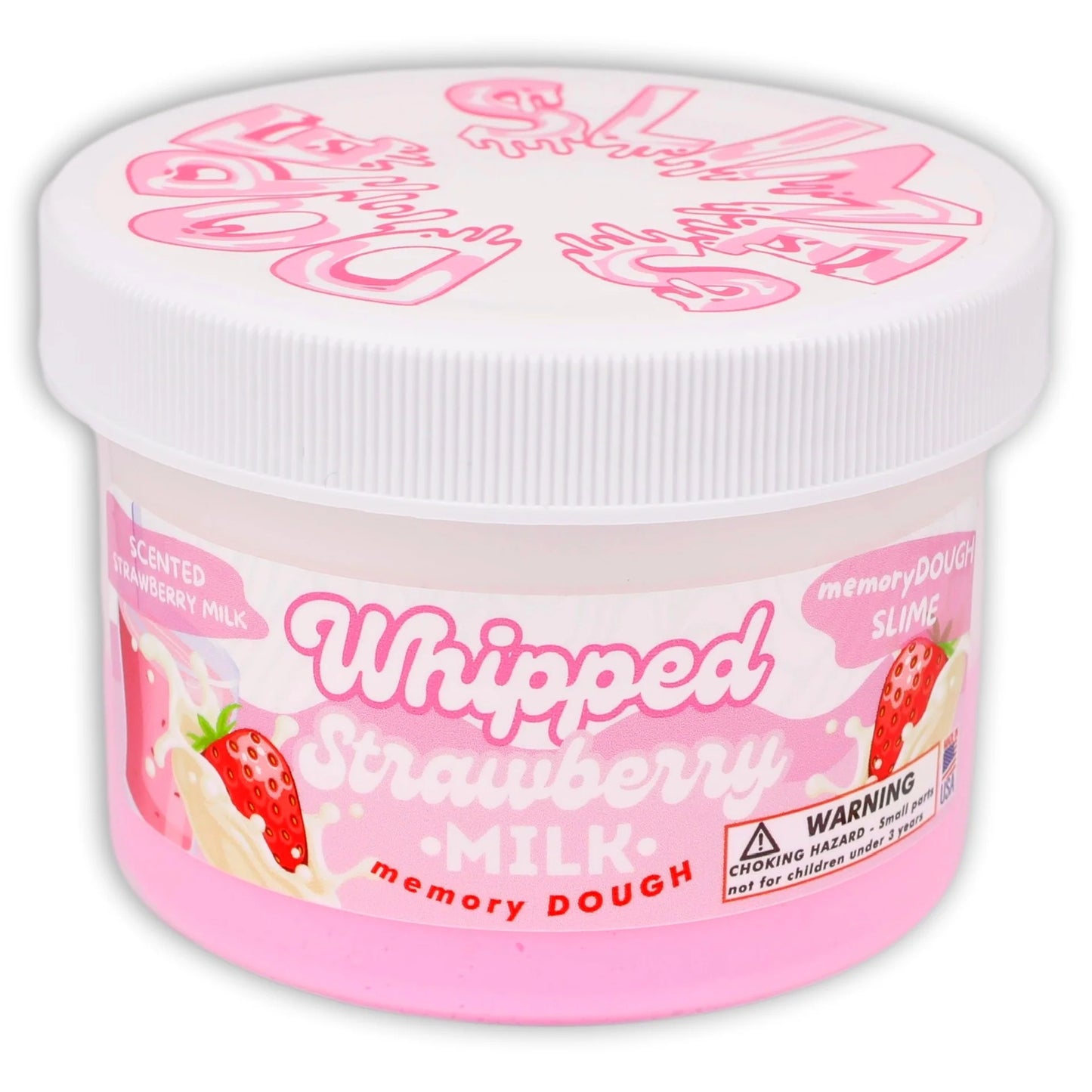 Whipped Strawberry Milk Slime