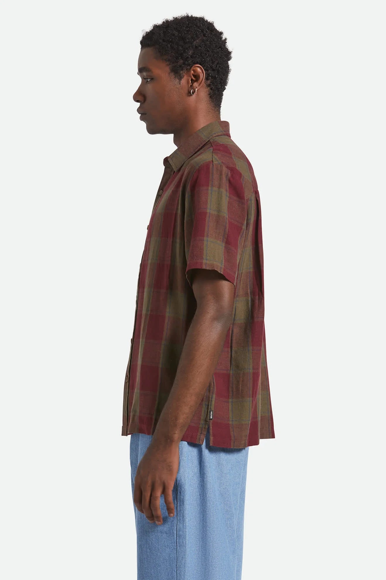 Cru Linen Blend Woven - Olive Surplus/Port