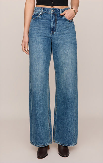 The Head Turner High Rise Wide Leg - Hush