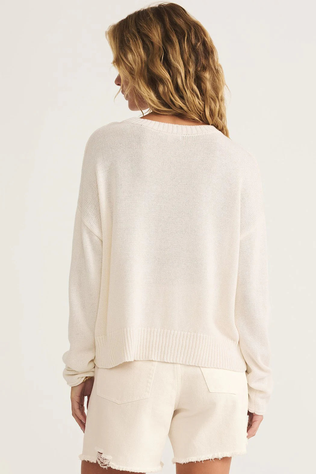 Sienna Patriot Sweater - Sea Salt