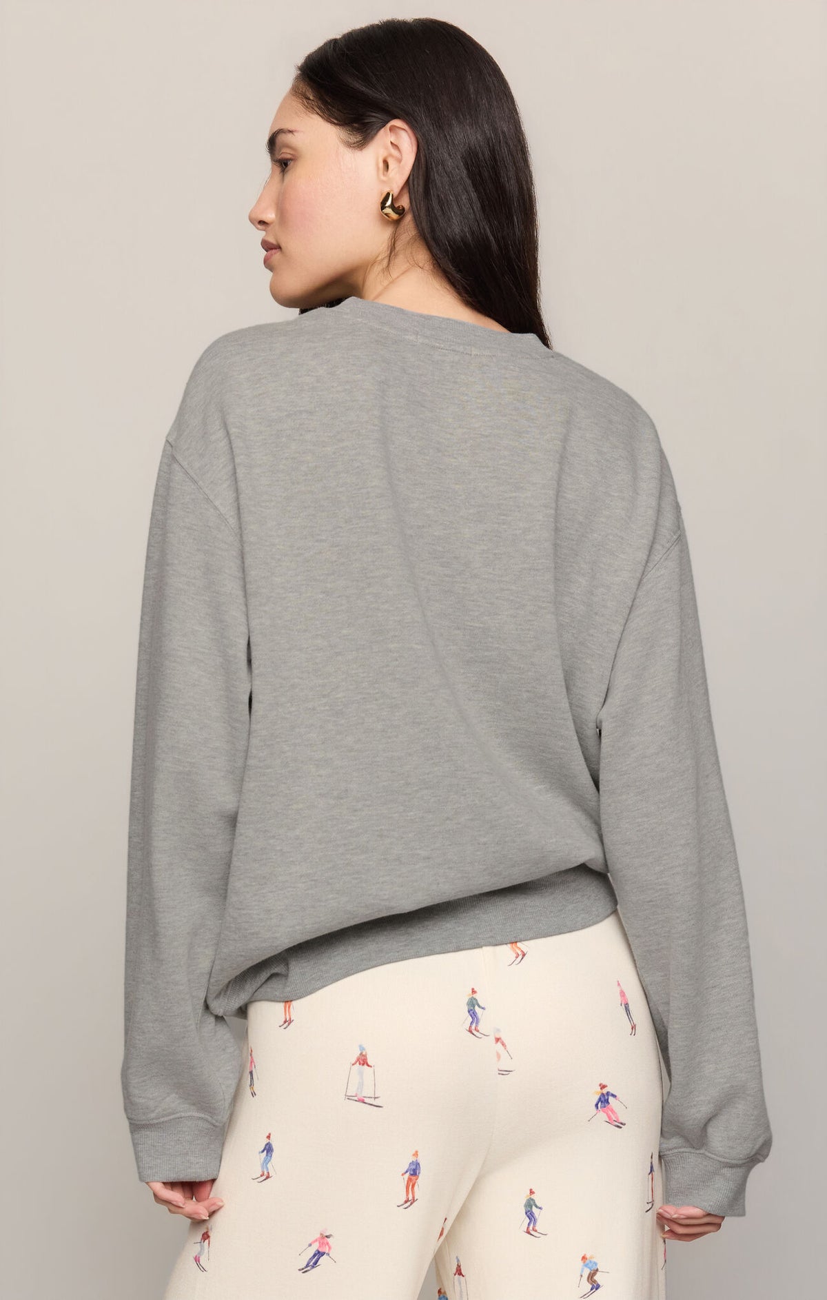 Ski Sweatshirt - Classic Heather Grey