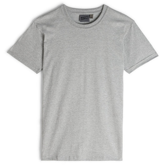 Circular Knit Tee - Heather Grey