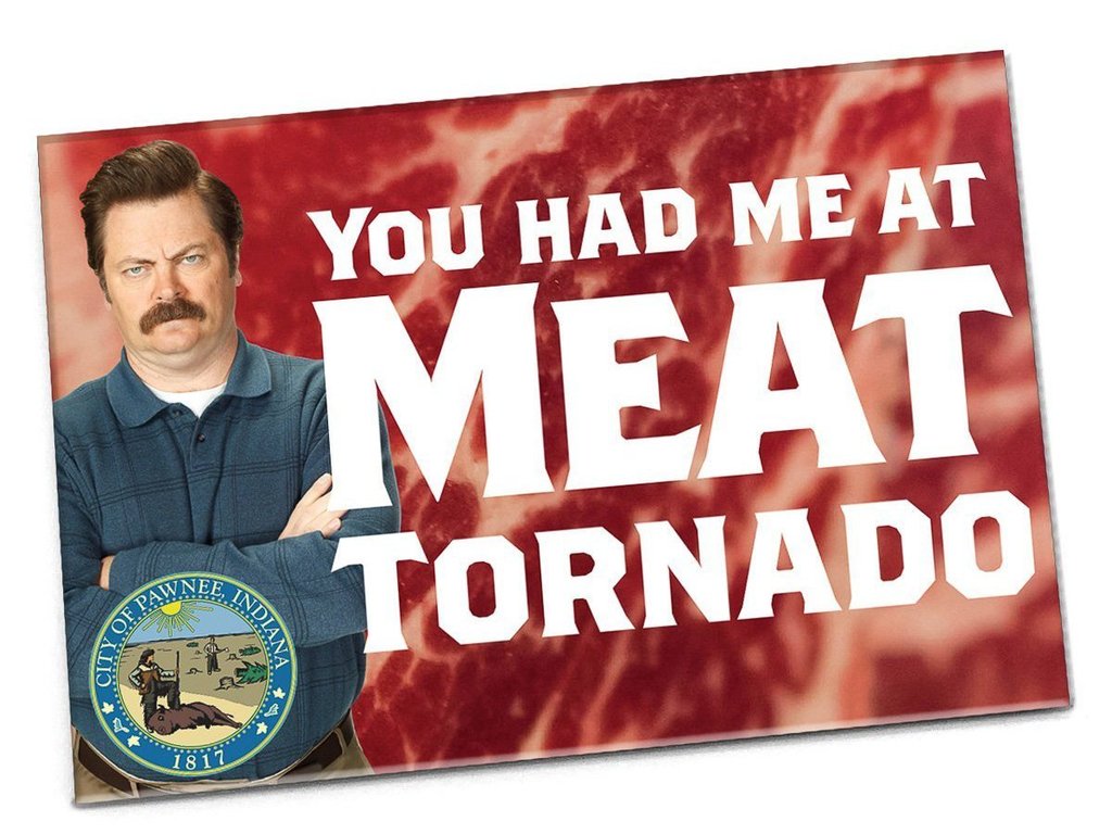 You Had Me at Meat Tornado Magnet