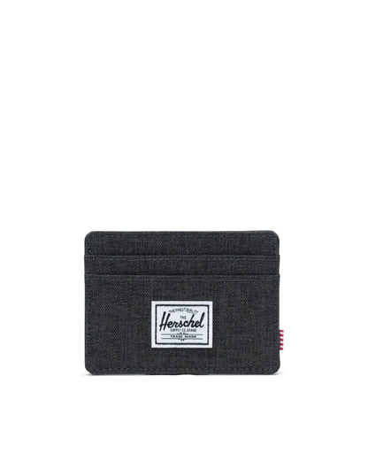 Charlie Wallet - Black Crosshatch