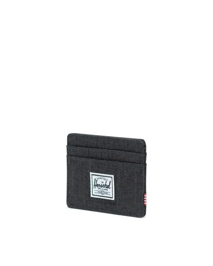 Charlie Wallet - Black Crosshatch