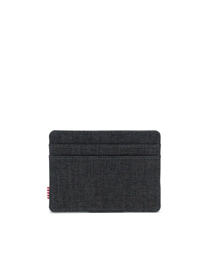 Charlie Wallet - Black Crosshatch