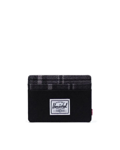 Roy Wallet - Black/Grayscale Plaid