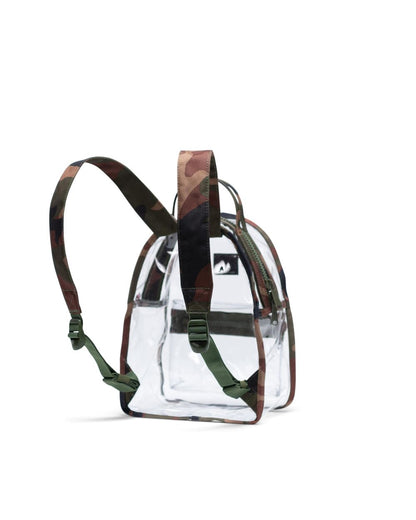 Nova Backpack Mini | Clear - Woodland Camo/Clear