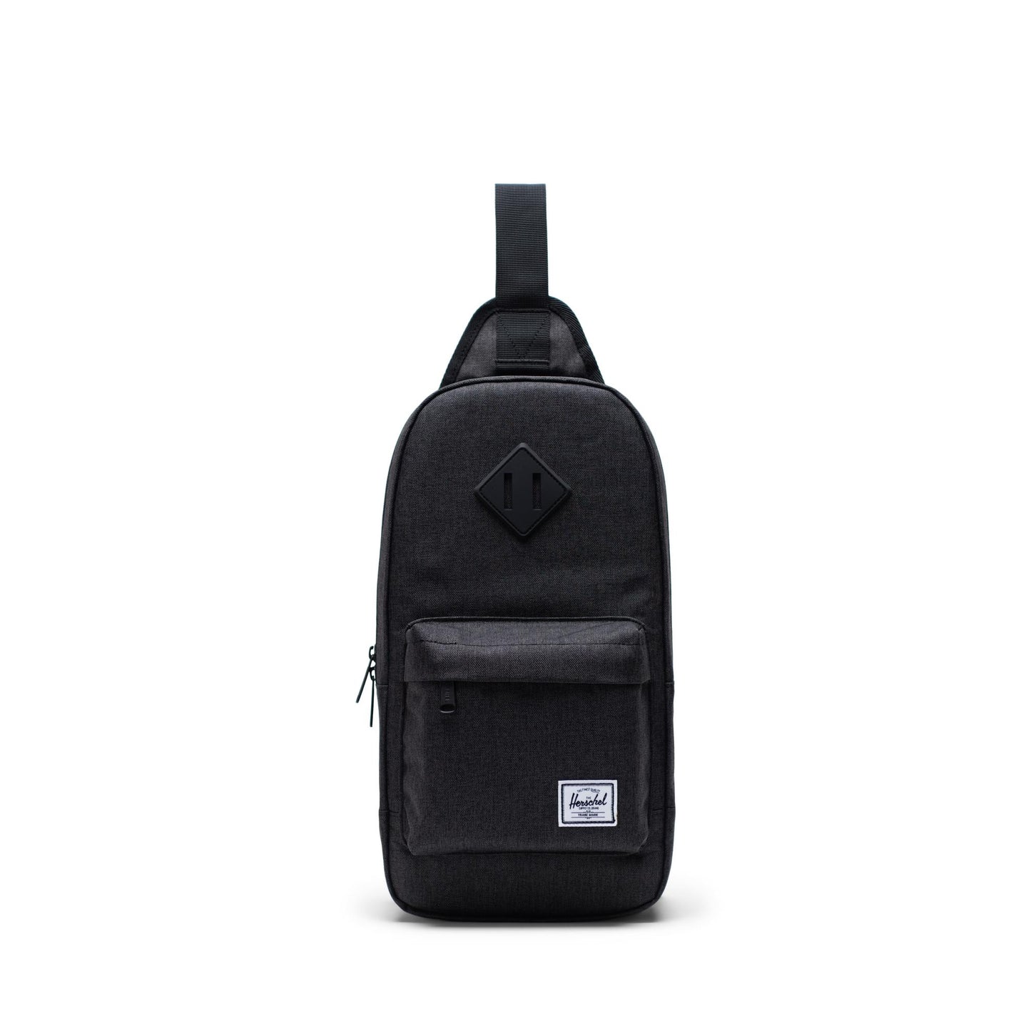Heritage Shoulder Bag - Black Crosshatch