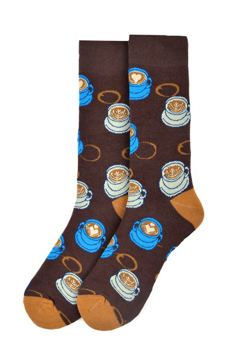 Men's Brown Coffee Socks
