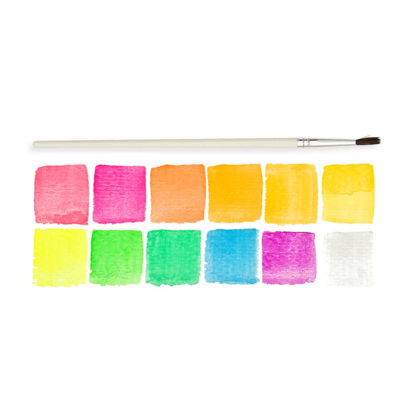 Chroma Blends Watercolor Paint Set - Neon