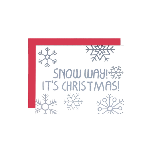 Christmas Snow Way Card