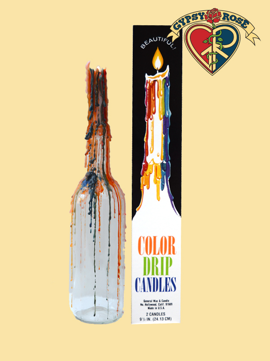 Beautiful Color Drip Candles - 2 Pack