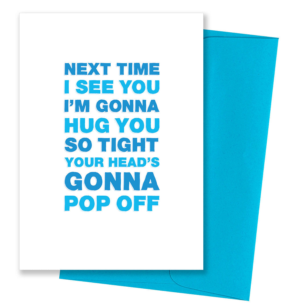 Pop Off - Miss You Card