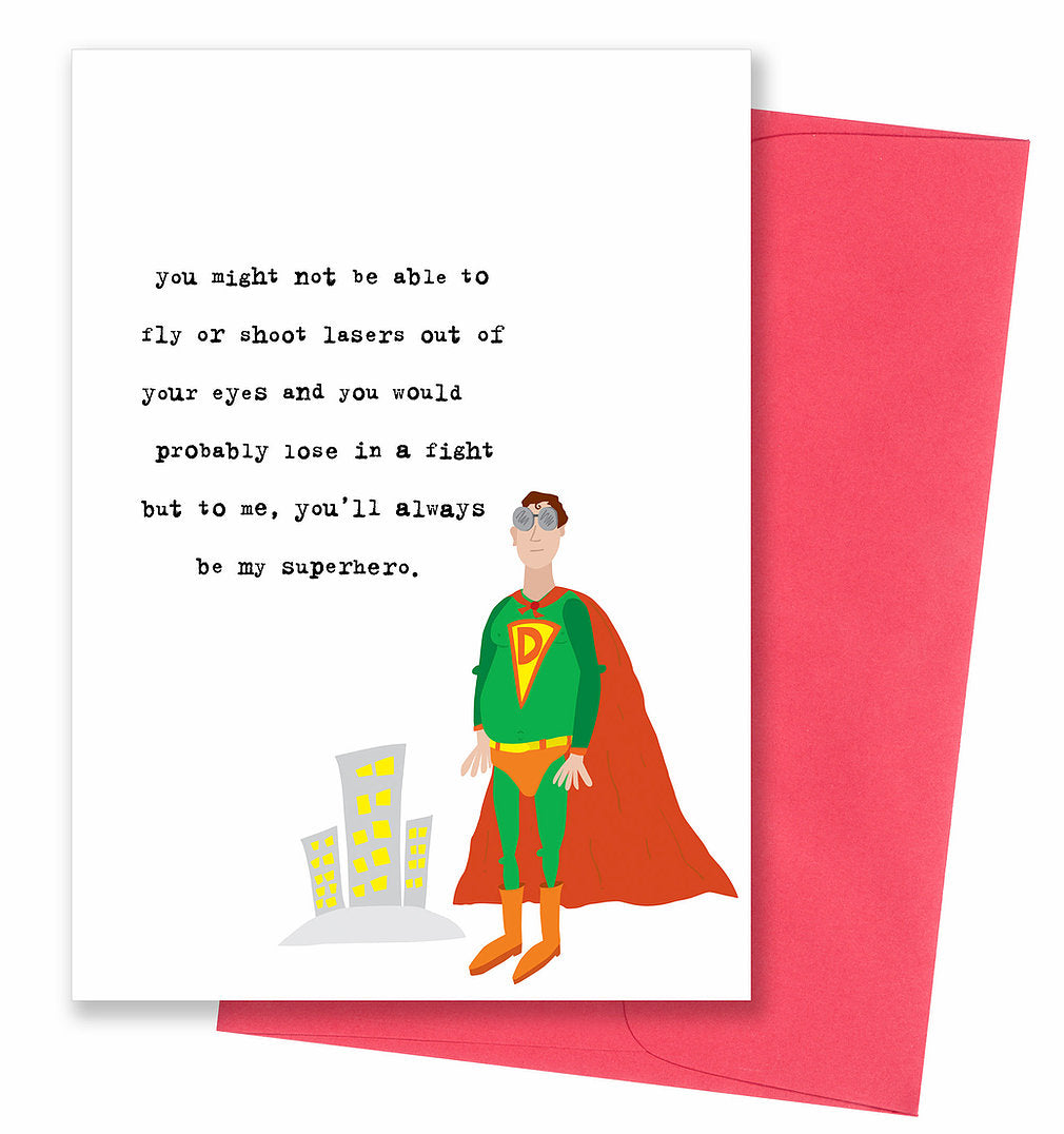 Always Be My Hero - Father's Day Card