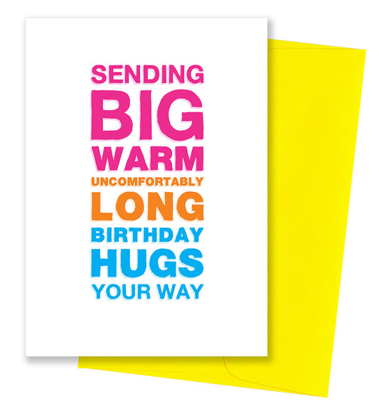 Big Warm Hugs Card