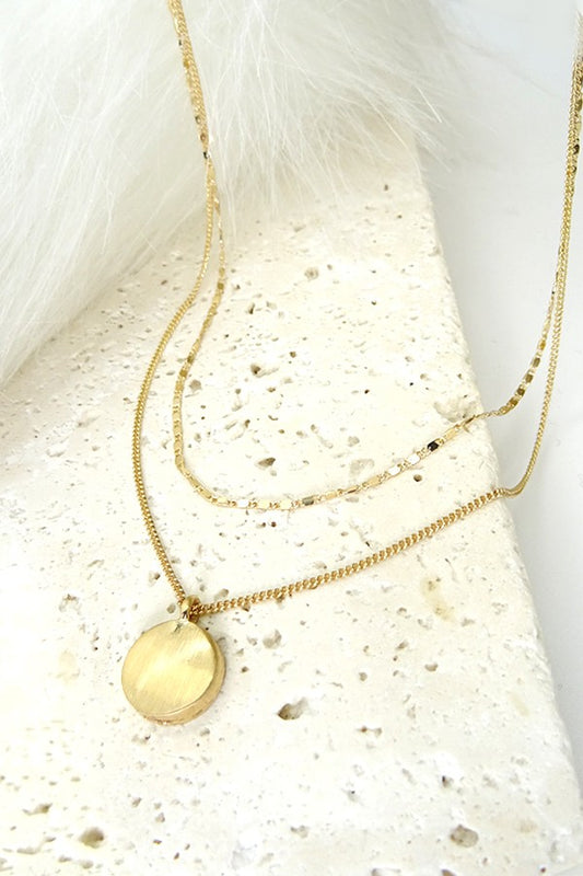 Layered Coin Necklace