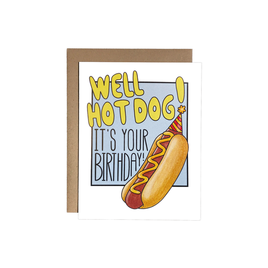 Birthday Hot Dog Card
