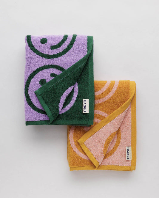 Hand Towel Set of 2 - Marigold Happy Mix