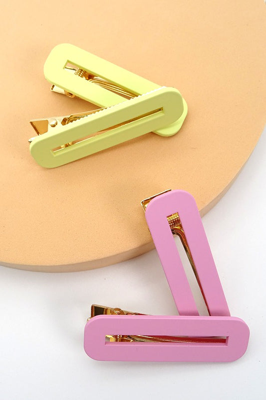 Soft Rubber Large 2 Pk Hair Clip