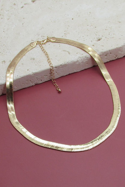 8mm Wide Snake Chain Necklace