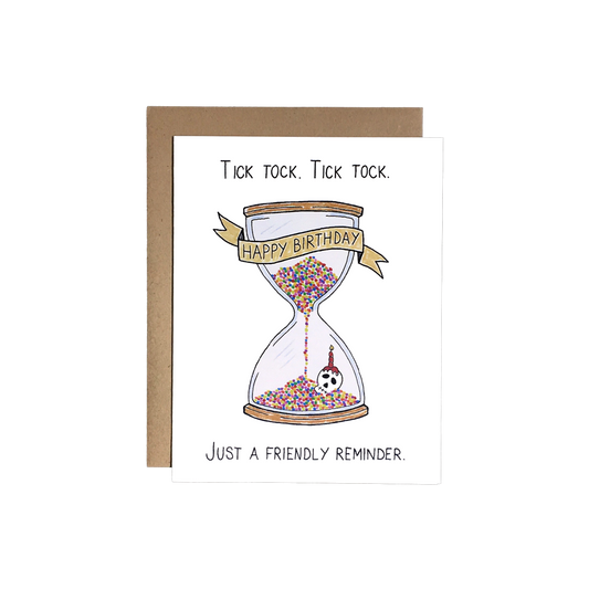 Birthday Tick Tock Card