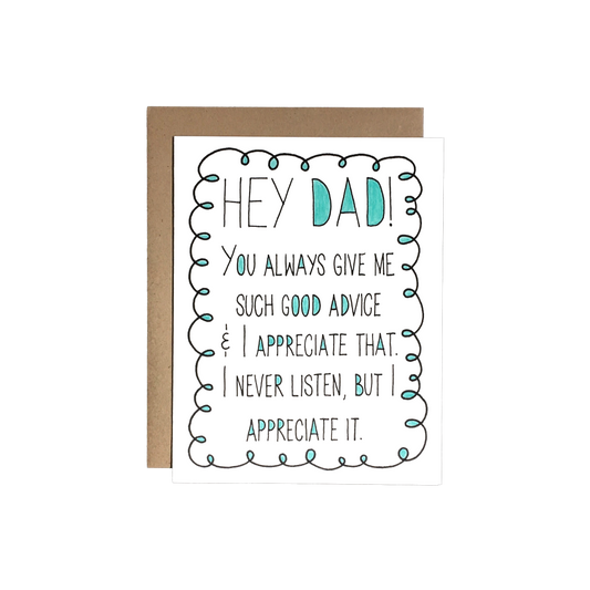 Father's Day Dad Appreciation Card