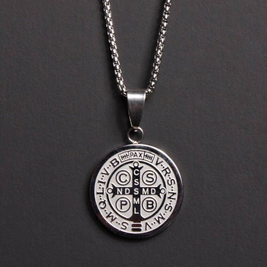 St. Benedict Medal Men's Necklace (Large)