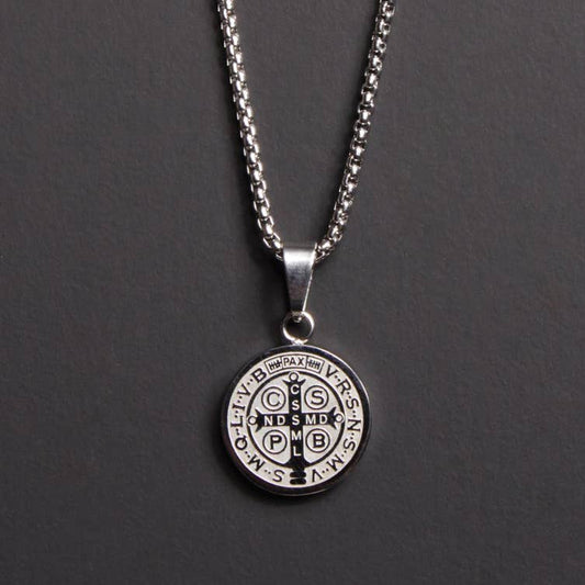 St. Benedict Medal Men's Necklace (Small)