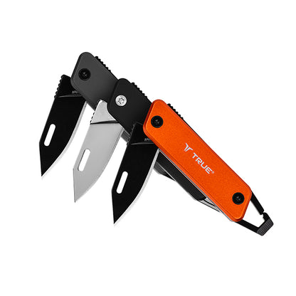 Modern Keychain Knife - Orange