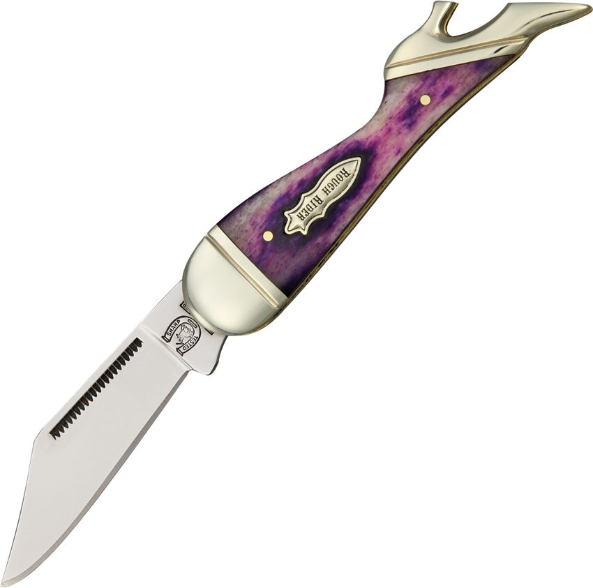 Rough Ryder Small Leg Knife Purple