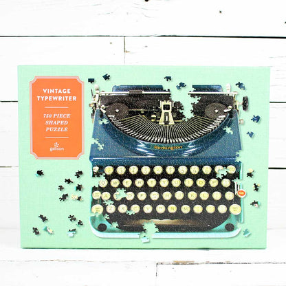Typewriter 750 Piece Shaped Puzzle